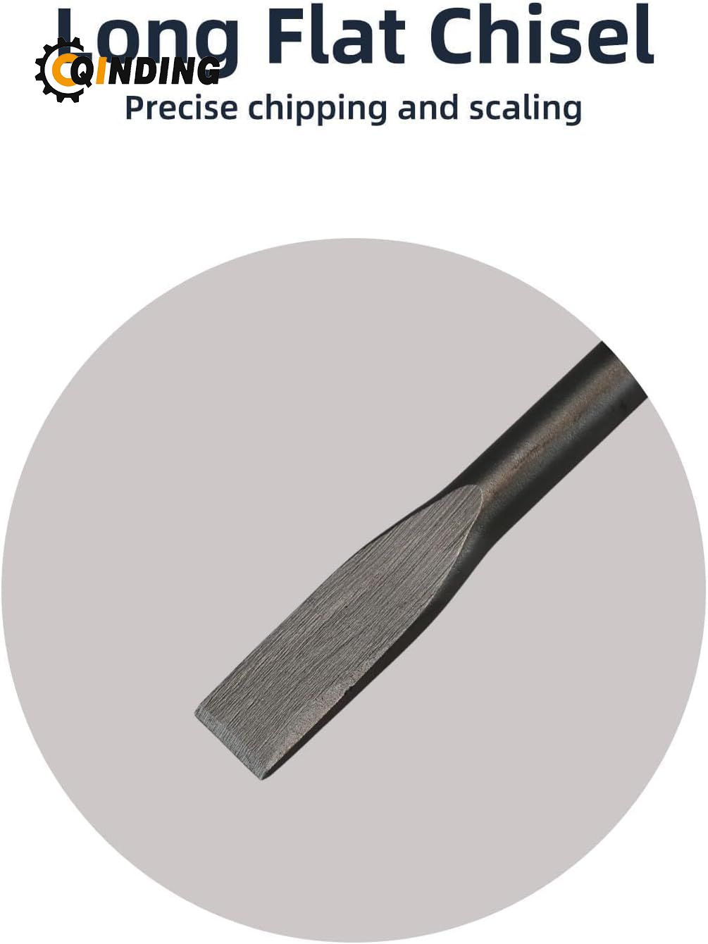 Flat Chisel - Masonry Concrete Chisel 40Cr Steel SDS Max Bits Rotary Hammer Attachments for Brick Stone Concrete