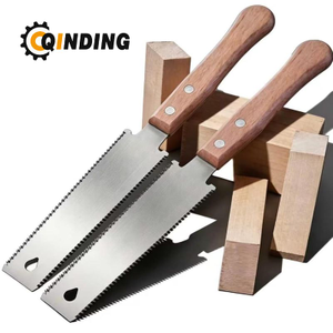 Hand Saw 2 Pack 6 Inch Double-Edged Pull Saw– Sharp Teeth & Comfort Wood Handle for Precision Woodworking Tools