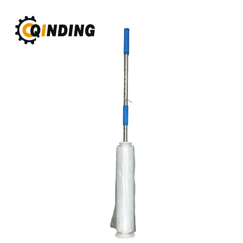 Heavy Duty Stretch Film Dispenser Pole Holder - 48 Inch Extra Long Handle for Pallet Wrapping