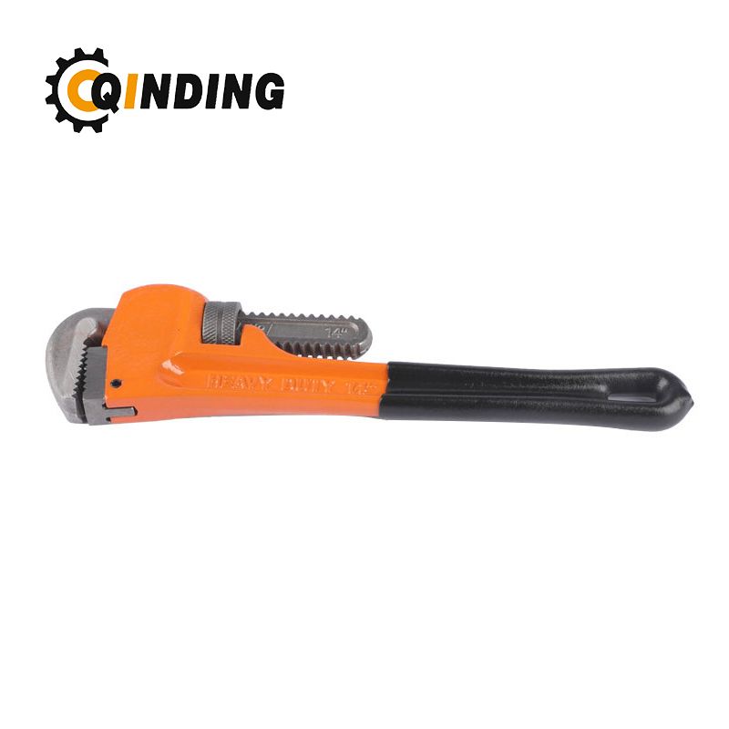 Heavy Duty Pipe Wrench- 810 121418 inches Adjustable Plumbing Wrench Set, with Soft Handle & Gloves, for Plumbers, Home, Pipeline, Auto Repair