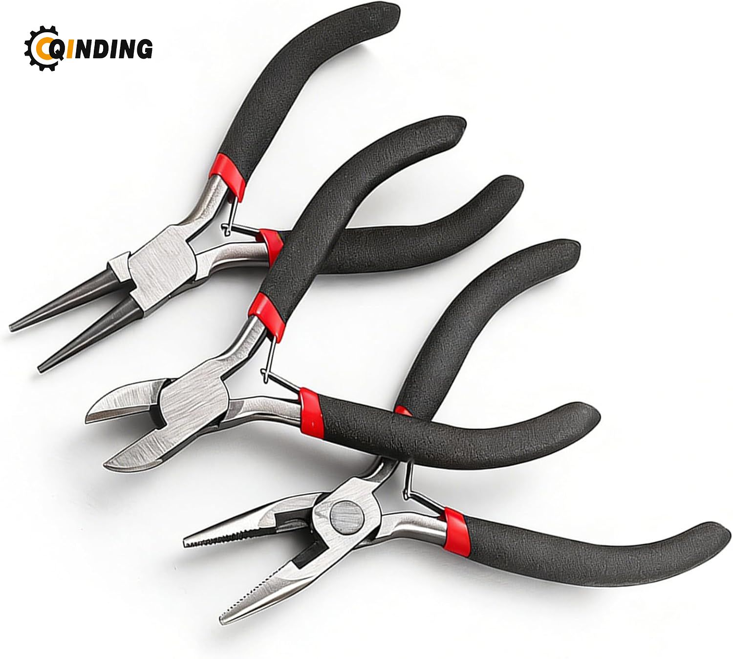 Piece Mini Jewelers Pliers Set - Needle Nose, Round Nose, Wire Cutter