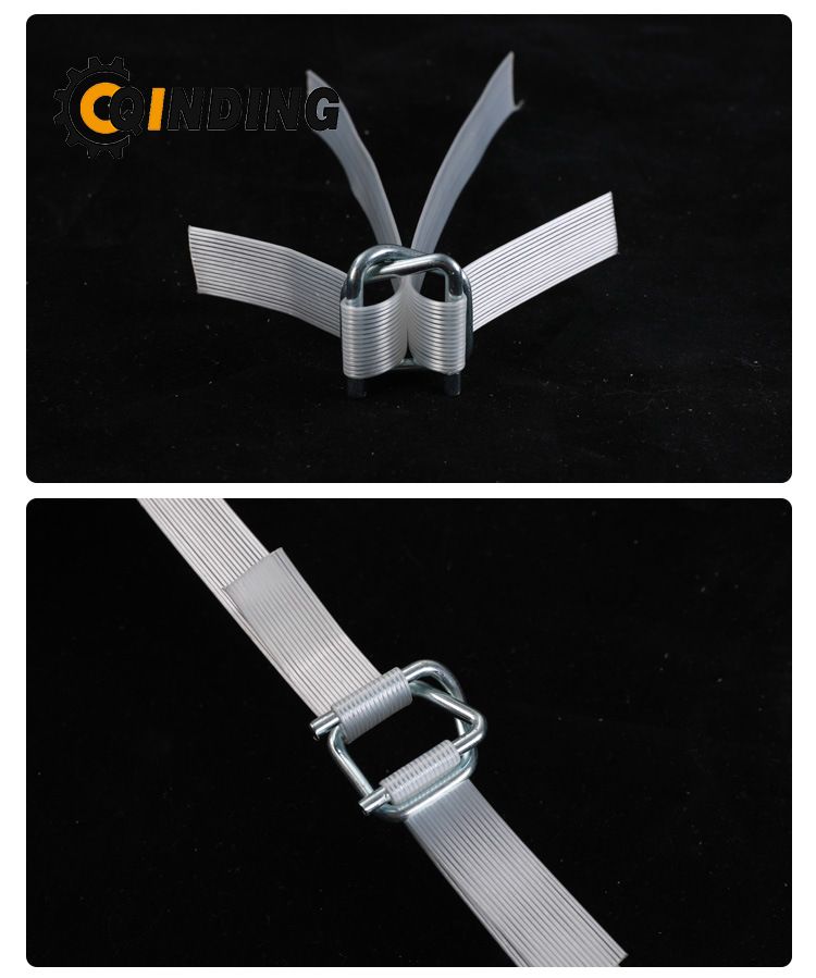 Galvanized Wire Buckle for 0.5 Inches Width Cord Strapping -Wire Buckles with Galvanized Coating