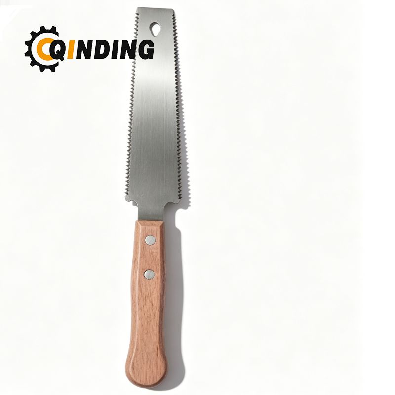 Hand Saw 2 Pack 6 Inch Double-Edged Pull Saw– Sharp Teeth & Comfort Wood Handle for Precision Woodworking Tools