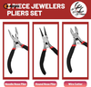 Piece Mini Jewelers Pliers Set - Needle Nose, Round Nose, Wire Cutter