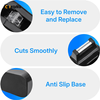  Lightweight Desktop Tape Dispenser, Non-Skid Base Tape with Dispenser, Ideal for Office, Home And School