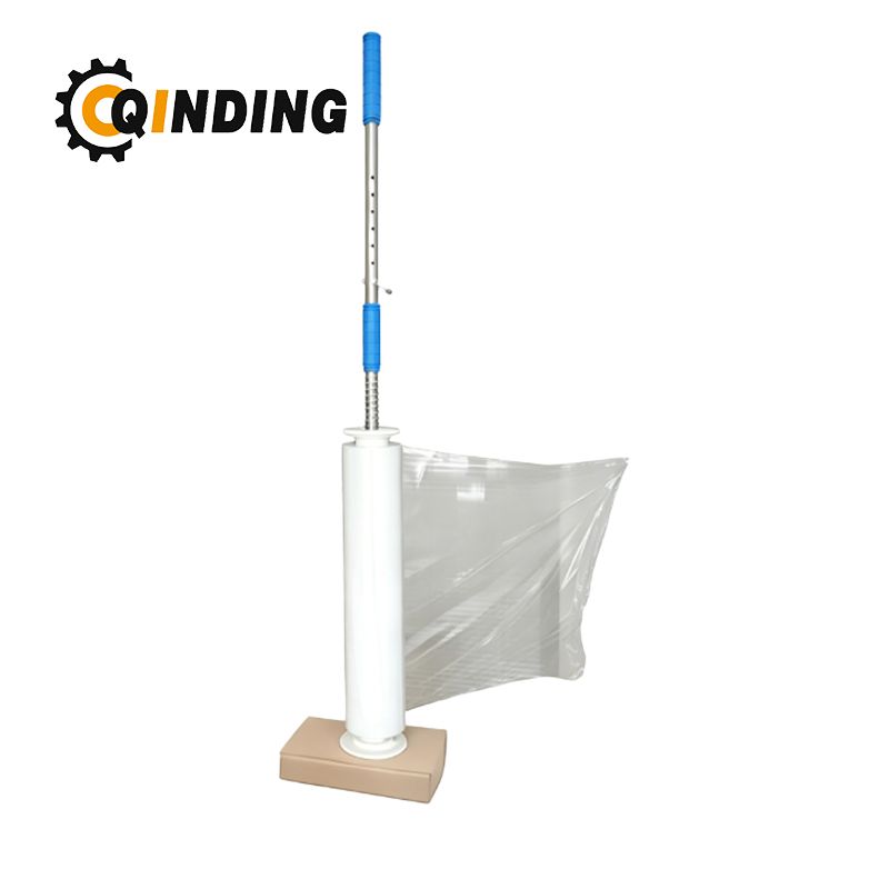 Heavy Duty Stretch Film Dispenser Pole Holder - 48 Inch Extra Long Handle for Pallet Wrapping