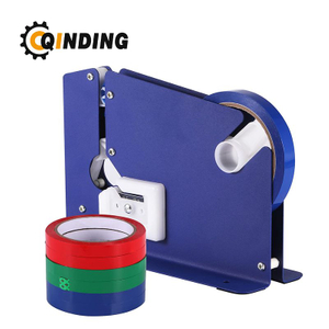 Steel Tape Bag Sealer - Poly Bag Sealer Tape Machine, Bag Sealing Tape Dispenser for Fruit, Greens And Ground Meat Packaging
